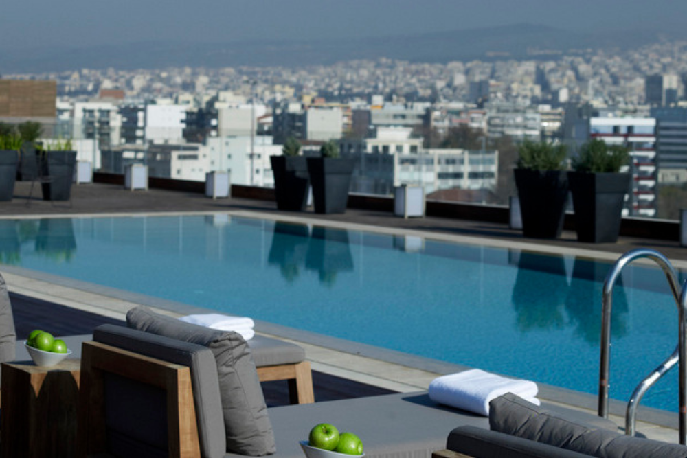 2. Rooftop pool